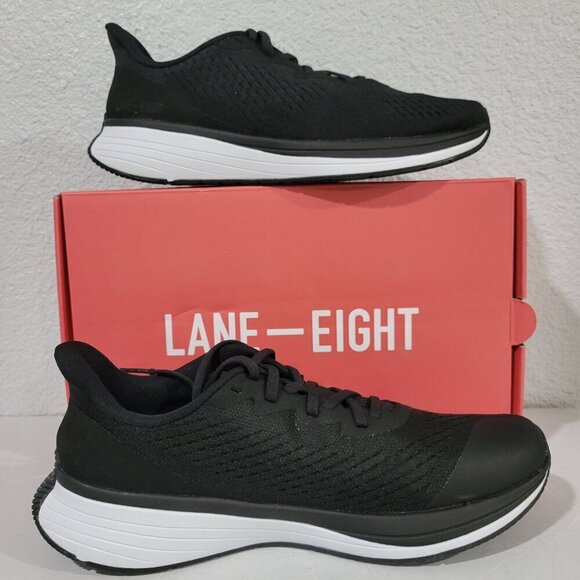 LANE EIGHT Shoes - LANE EIGHT Relay Trainer Women's Shoes Size 9.5 Black and White New in Box $150